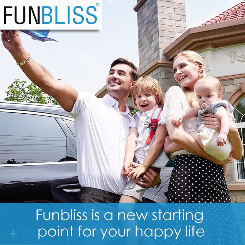 Funbliss Baby Car Mirror Most Stable Backseat Mirror with Premium Matte Finish-Super Clear PMMA Material Mirror-Safe  Secure and Shatterproof Black - Image 3